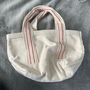LL BEAN mini tote bag